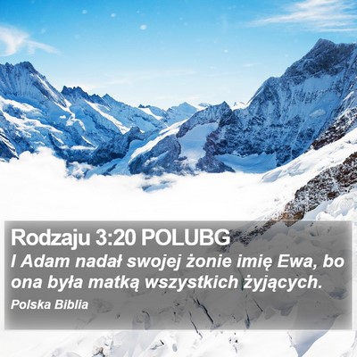 Rodzaju 3:20 POLUBG Bible Verse Image