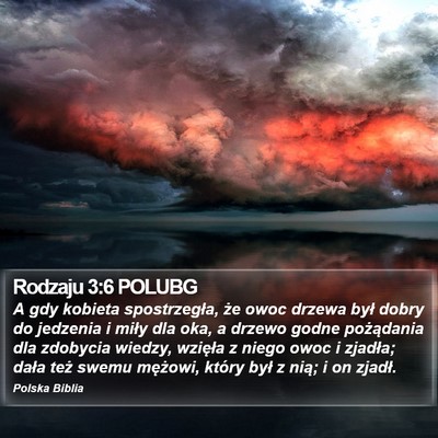 Rodzaju 3:6 POLUBG Bible Verse Image