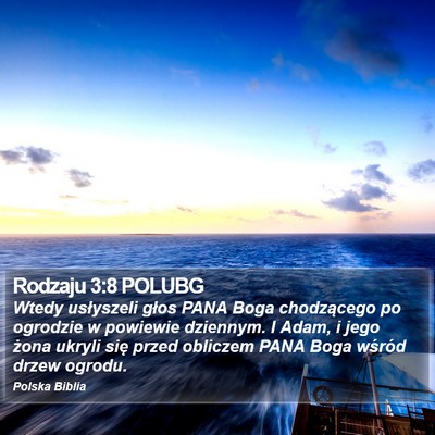 Rodzaju 3:8 POLUBG Bible Verse Image