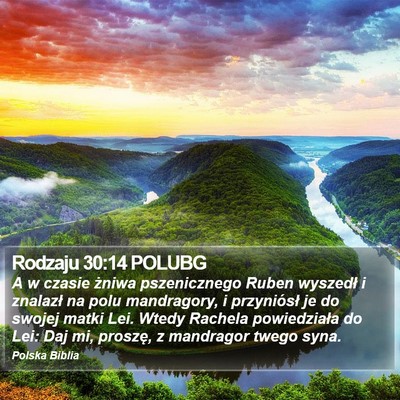 Rodzaju 30:14 POLUBG Bible Verse Image