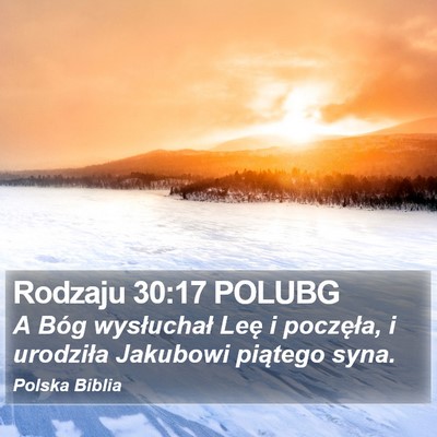 Rodzaju 30:17 POLUBG Bible Verse Image