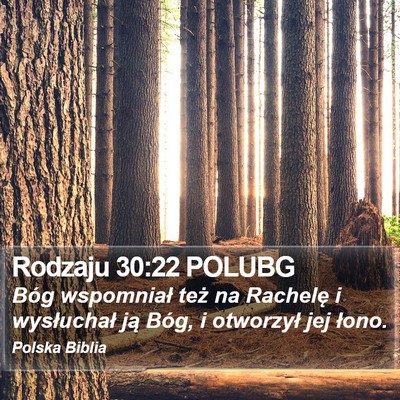 Rodzaju 30:22 POLUBG Bible Verse Image