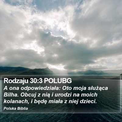 Rodzaju 30:3 POLUBG Bible Verse Image