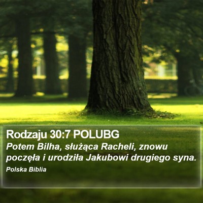 Rodzaju 30:7 POLUBG Bible Verse Image