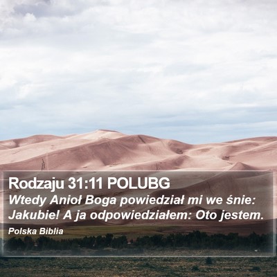 Rodzaju 31:11 POLUBG Bible Verse Image