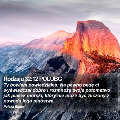 Rodzaju 32:12 POLUBG Bible Verse Image