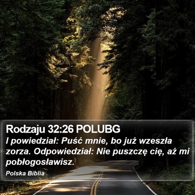 Rodzaju 32:26 POLUBG Bible Verse Image