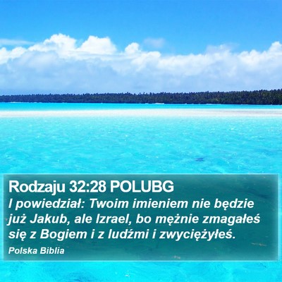 Rodzaju 32:28 POLUBG Bible Verse Image