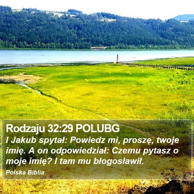 Rodzaju 32:29 POLUBG Bible Verse Image