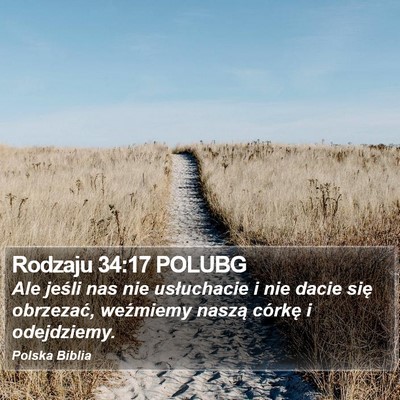 Rodzaju 34:17 POLUBG Bible Verse Image
