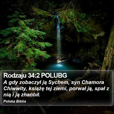 Rodzaju 34:2 POLUBG Bible Verse Image