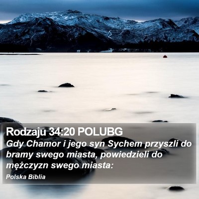 Rodzaju 34:20 POLUBG Bible Verse Image
