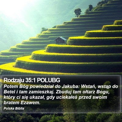 Rodzaju 35:1 POLUBG Bible Verse Image