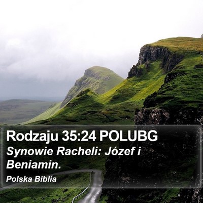 Rodzaju 35:24 POLUBG Bible Verse Image