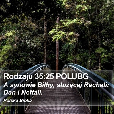 Rodzaju 35:25 POLUBG Bible Verse Image