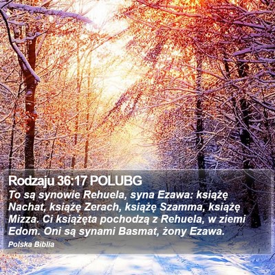 Rodzaju 36:17 POLUBG Bible Verse Image