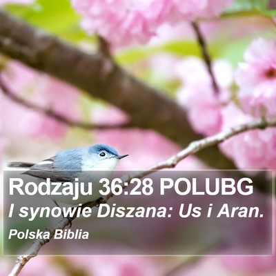 Rodzaju 36:28 POLUBG Bible Verse Image