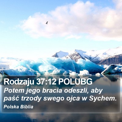 Rodzaju 37:12 POLUBG Bible Verse Image