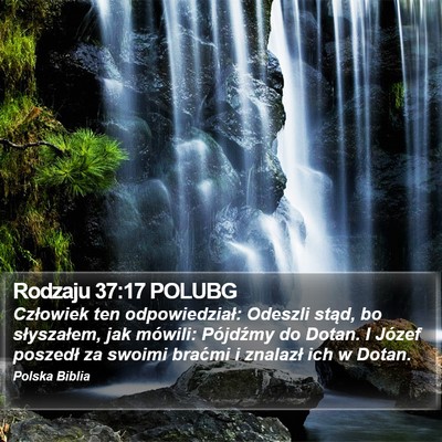 Rodzaju 37:17 POLUBG Bible Verse Image