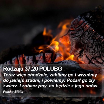 Rodzaju 37:20 POLUBG Bible Verse Image