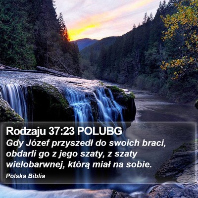 Rodzaju 37:23 POLUBG Bible Verse Image
