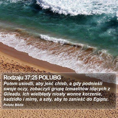 Rodzaju 37:25 POLUBG Bible Verse Image