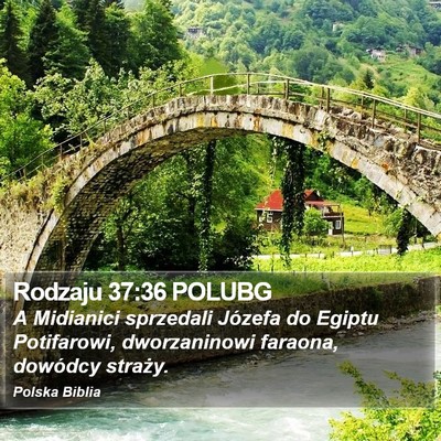 Rodzaju 37:36 POLUBG Bible Verse Image