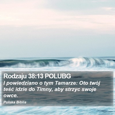 Rodzaju 38:13 POLUBG Bible Verse Image