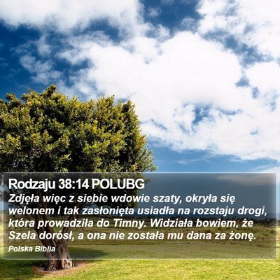 Rodzaju 38:14 POLUBG Bible Verse Image