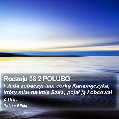 Rodzaju 38:2 POLUBG Bible Verse Image