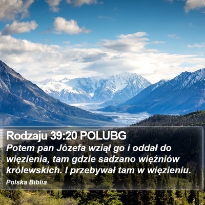 Rodzaju 39:20 POLUBG Bible Verse Image