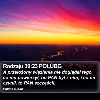 Rodzaju 39:23 POLUBG Bible Verse Image