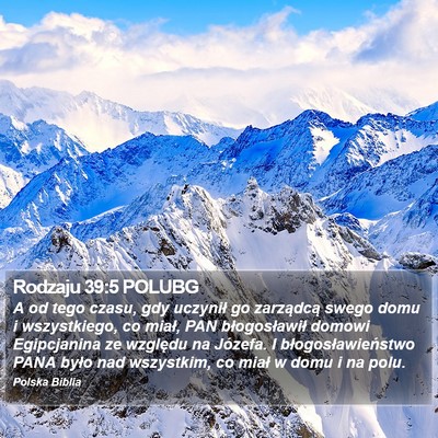 Rodzaju 39:5 POLUBG Bible Verse Image