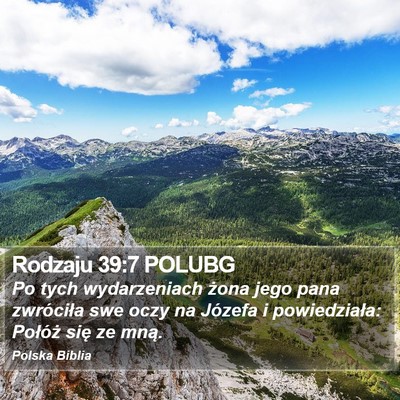 Rodzaju 39:7 POLUBG Bible Verse Image