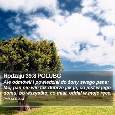 Rodzaju 39:8 POLUBG Bible Verse Image