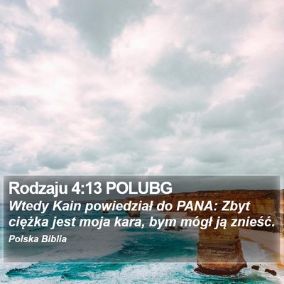 Rodzaju 4:13 POLUBG Bible Verse Image