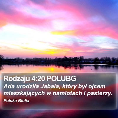 Rodzaju 4:20 POLUBG Bible Verse Image
