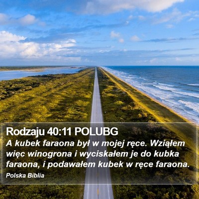 Rodzaju 40:11 POLUBG Bible Verse Image