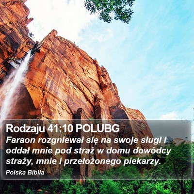 Rodzaju 41:10 POLUBG Bible Verse Image