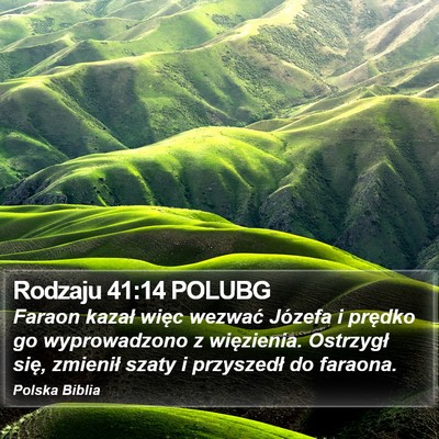 Rodzaju 41:14 POLUBG Bible Verse Image