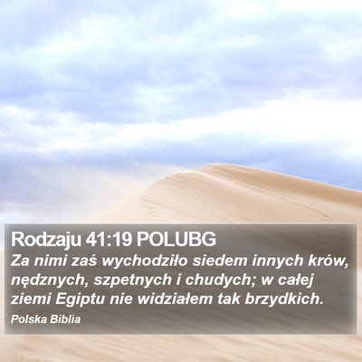 Rodzaju 41:19 POLUBG Bible Verse Image