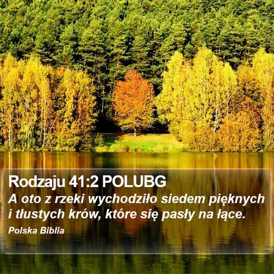 Rodzaju 41:2 POLUBG Bible Verse Image