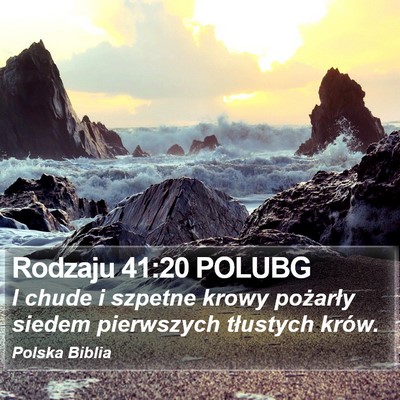 Rodzaju 41:20 POLUBG Bible Verse Image