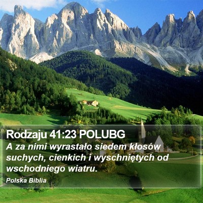 Rodzaju 41:23 POLUBG Bible Verse Image