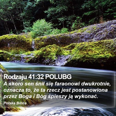 Rodzaju 41:32 POLUBG Bible Verse Image