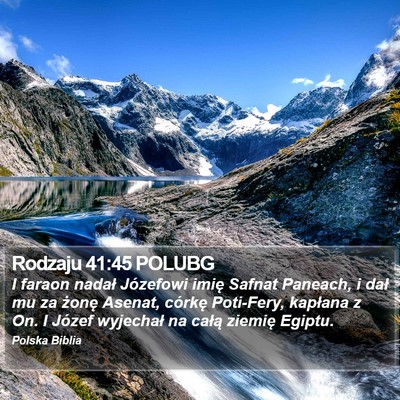 Rodzaju 41:45 POLUBG Bible Verse Image