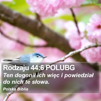 Rodzaju 44:6 POLUBG Bible Verse Image