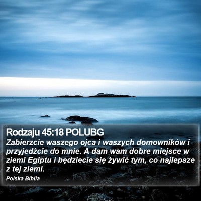 Rodzaju 45:18 POLUBG Bible Verse Image