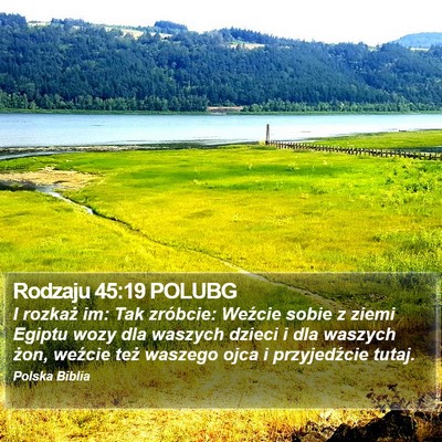Rodzaju 45:19 POLUBG Bible Verse Image
