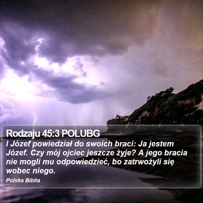 Rodzaju 45:3 POLUBG Bible Verse Image